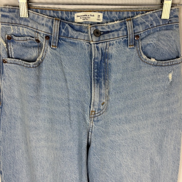 Abercrombie & Fitch Women Vintage Flare High Rise Jeans Curve Love Sz 29 Long - Picture 6 of 13